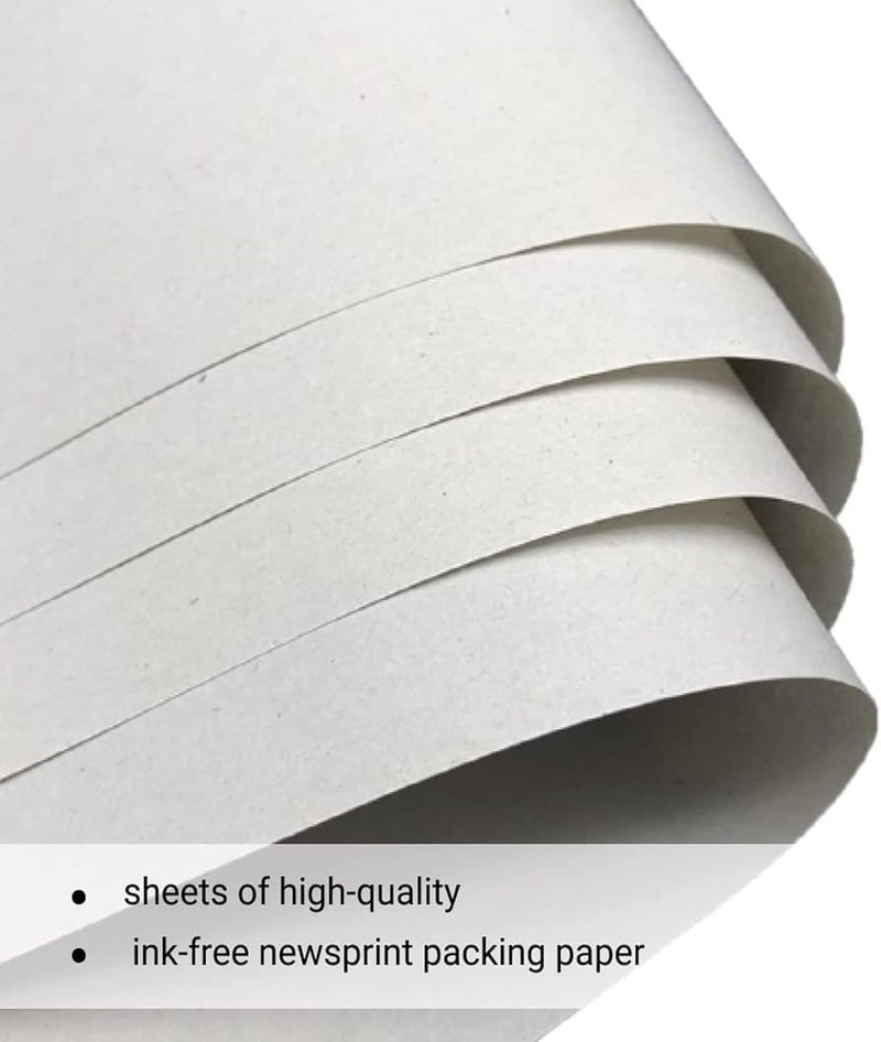 Shinok Large Packing Paper Sheets for Moving 31" x 21.5" Packaging Newsprint Paper 200 Pack Packing Paper for Wrapping Fragiles,Box Fillers for Moving Supplies - Image 3