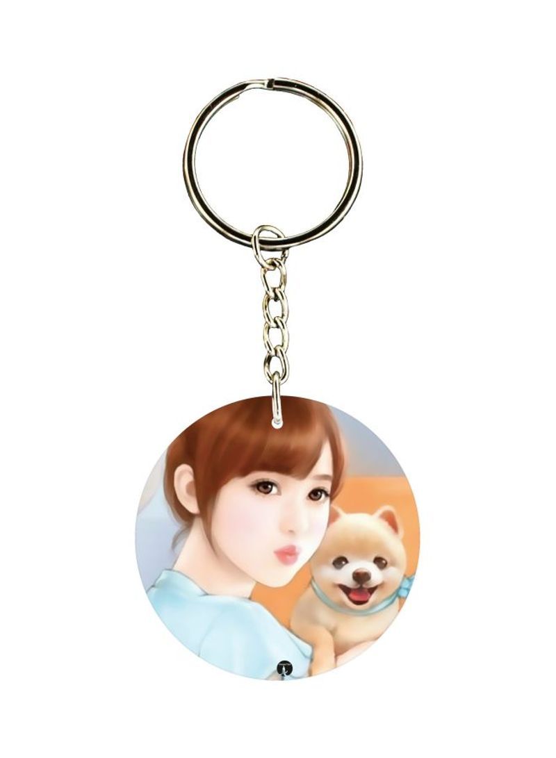 RKN Cartoon Themed Single Sided Keychain