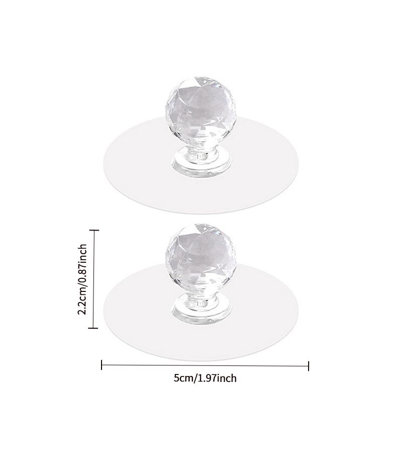 3 Pieces Strong Self Adhesive Non Perforated Handle For Wardrobe Sliding Door Cabinet Drawer Toilet Seat Glass Window Smooth Surface Hook - Image 5