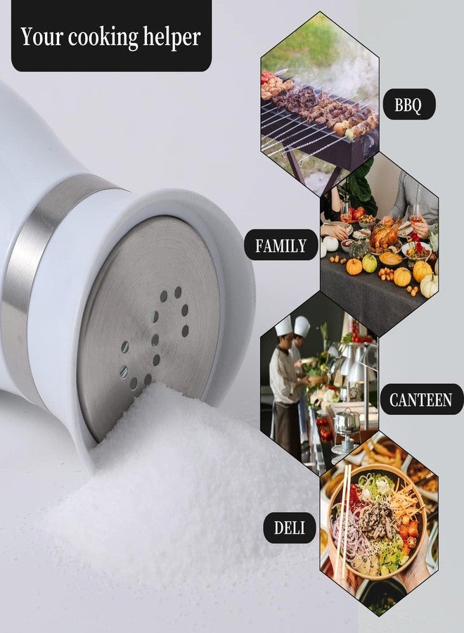 Tendula Salt & Pepper Shakers Set | Salt & Pepper Dispenser | Moisture-Proof Seasoning Shakers Set | Perfect Pour Holes for Kitchen Dining Table Restaurant (Pack of 1) - Image 3