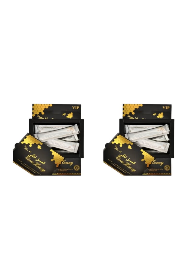 VIP Turkish Product Sachets-honey - Original 100%-jam-12*15g - 2 boxes
