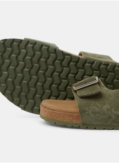 JACK & JONES Double Buckle Strap Louis Suede Sandal  - Image 3