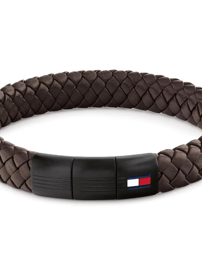 TOMMY HILFIGER Braided Leather Bracelet