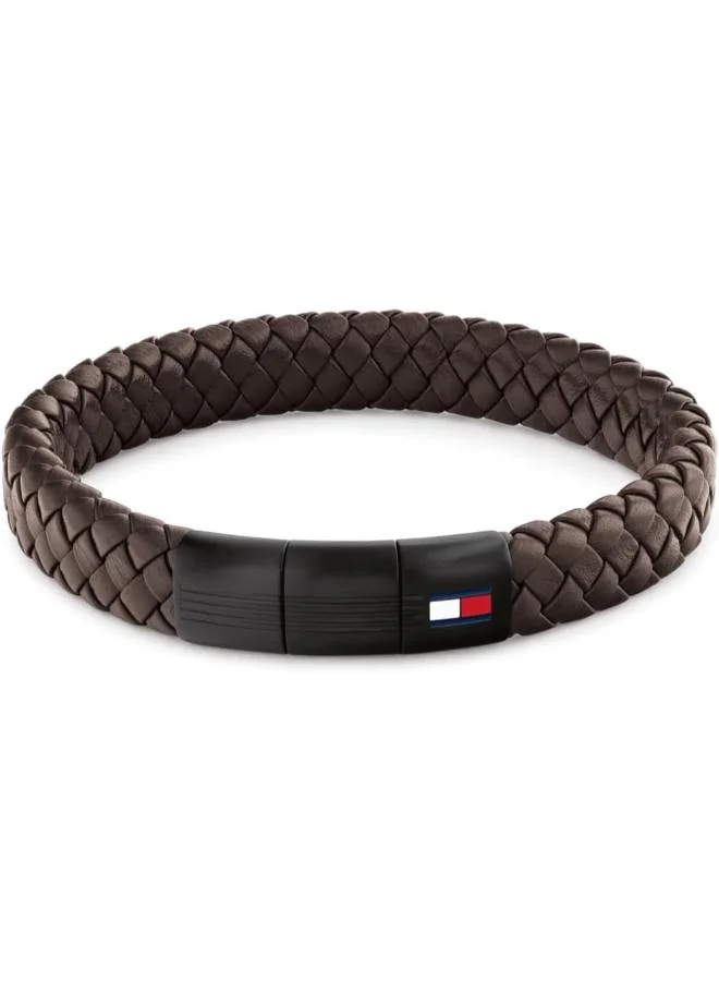 TOMMY HILFIGER Braided Leather Bracelet