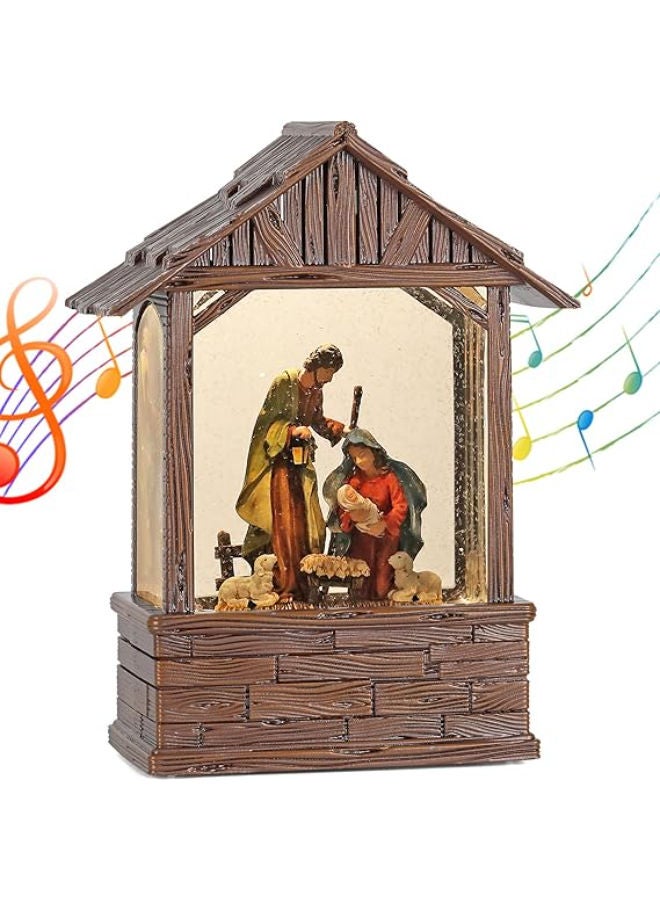 Nativity Snow Globe for Home Decor - Image 1