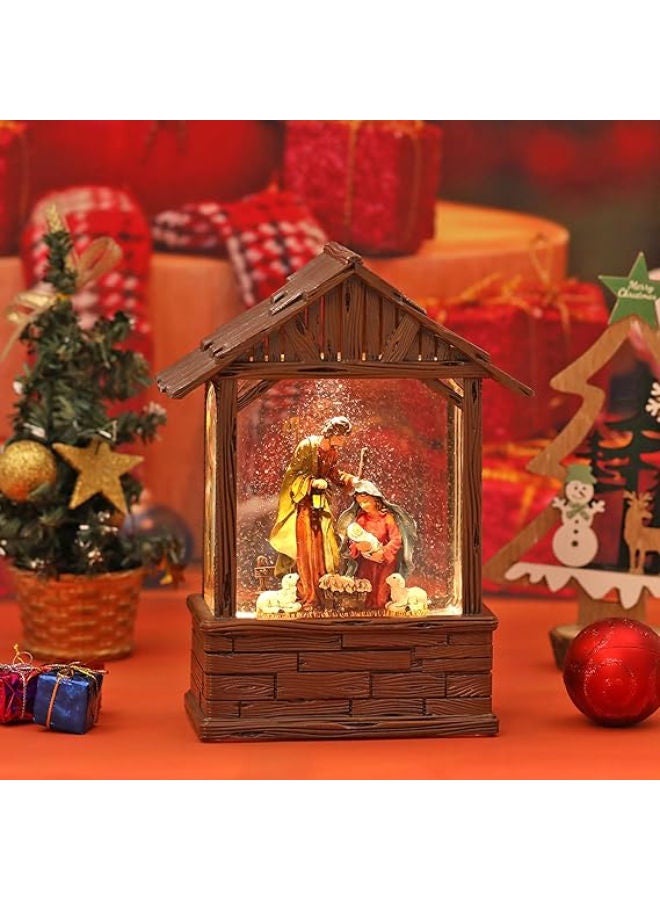 Nativity Snow Globe for Home Decor - Image 4