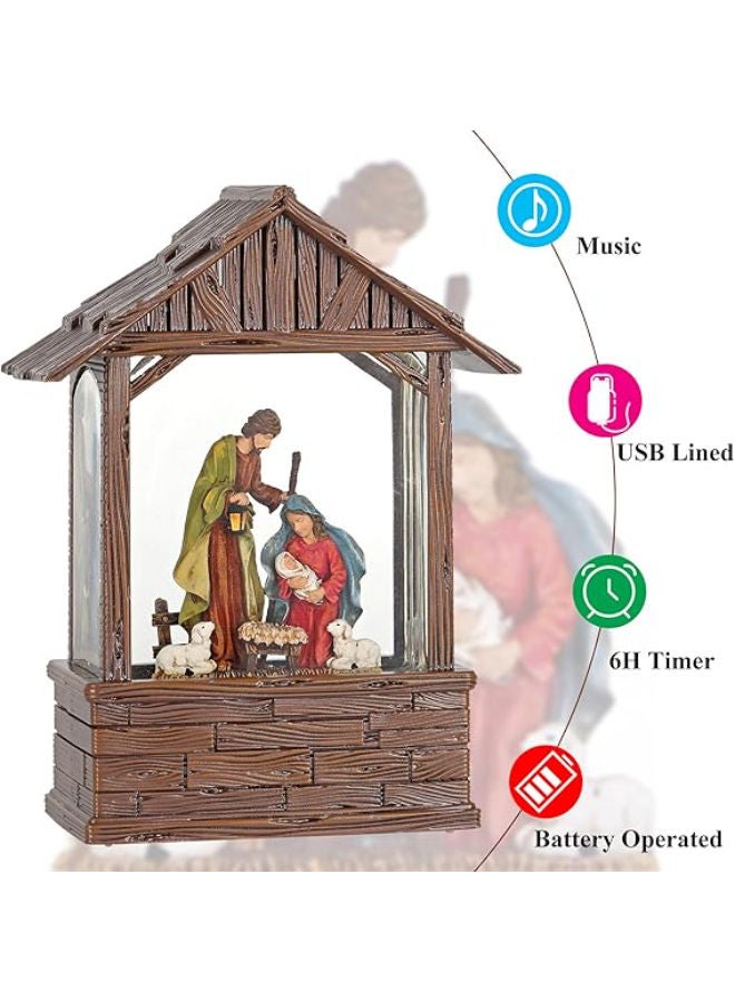 Nativity Snow Globe for Home Decor - Image 2