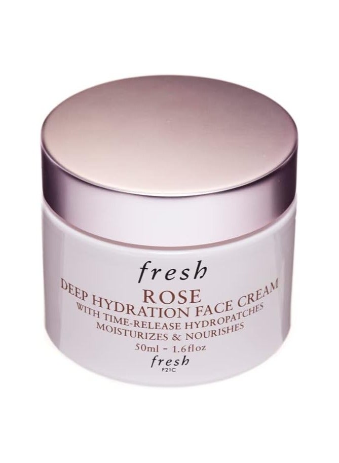 Fresh rose deep hydration face cream - normal to dry skin types, clear, 1.6 Ounce - Image 4