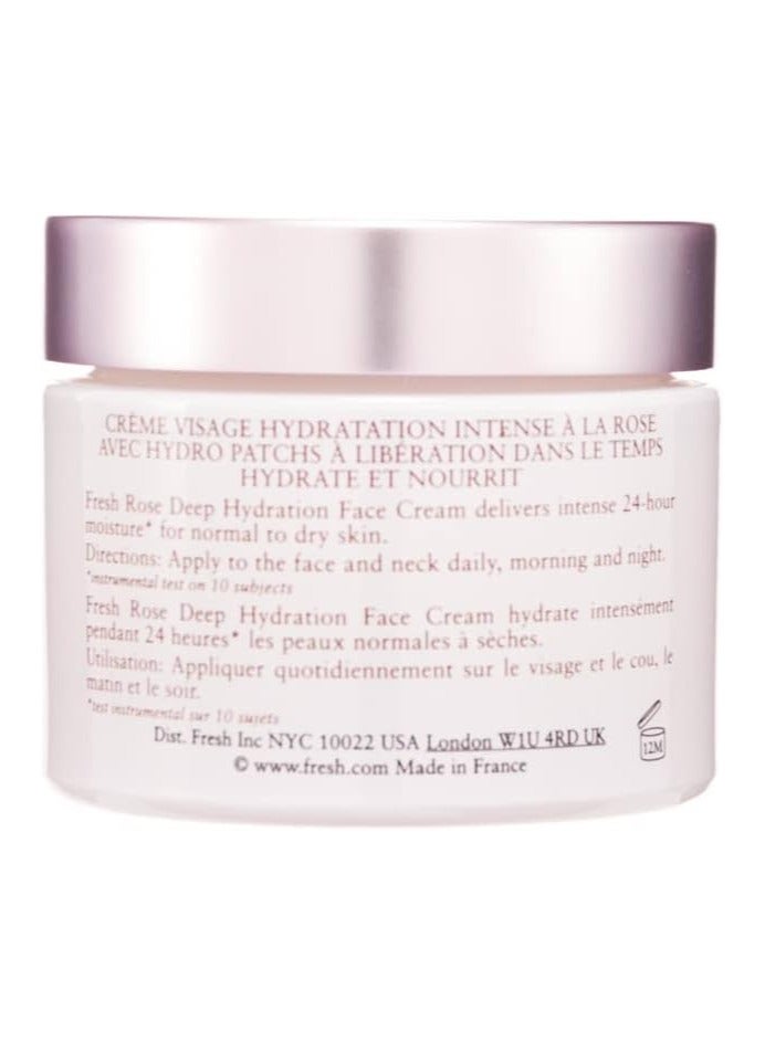 Fresh rose deep hydration face cream - normal to dry skin types, clear, 1.6 Ounce - Image 5
