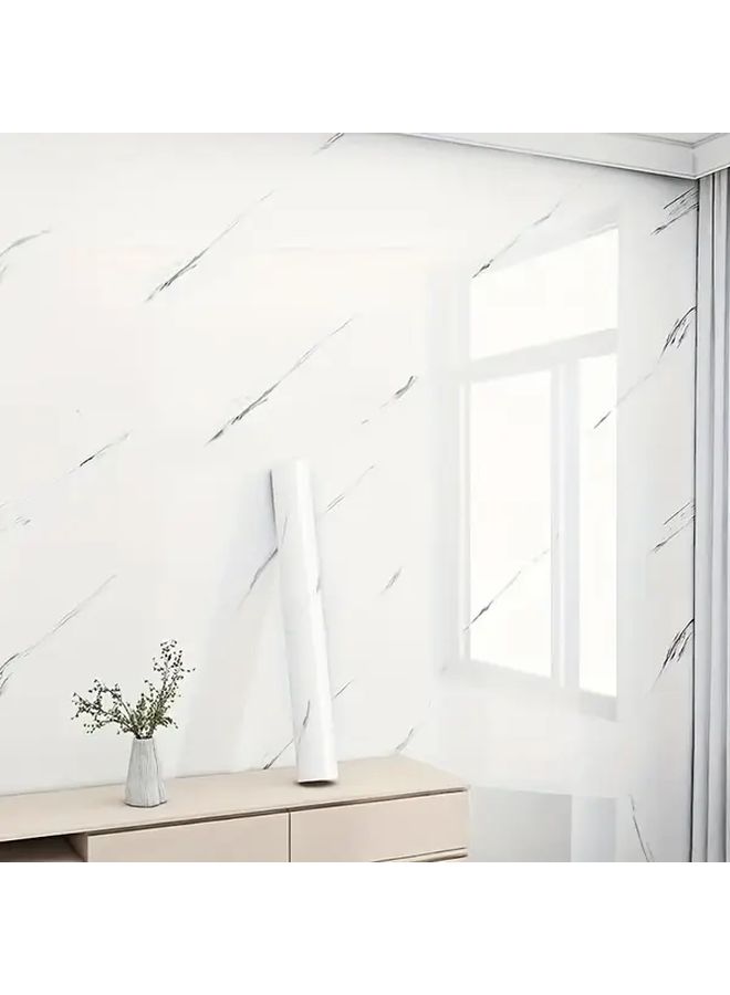 Wave Rock Marble Self Adhesive Waterproof Wallpaper 15 75inch Wide 393 7inch Long - Image 1