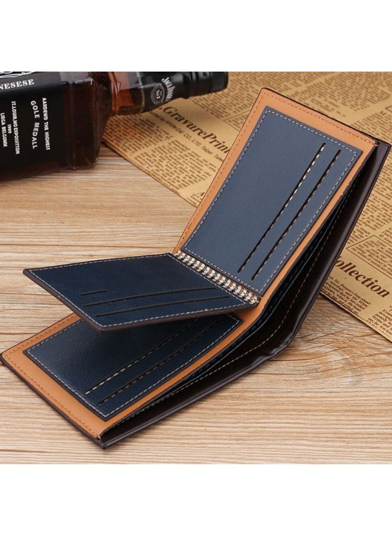 Fuerdanni Vintage PU Leather Wallet Blue - Image 2