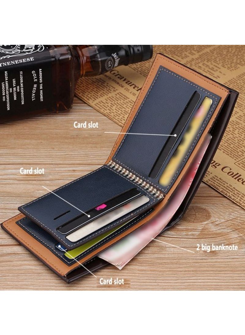 Fuerdanni Vintage PU Leather Wallet Blue - Image 3