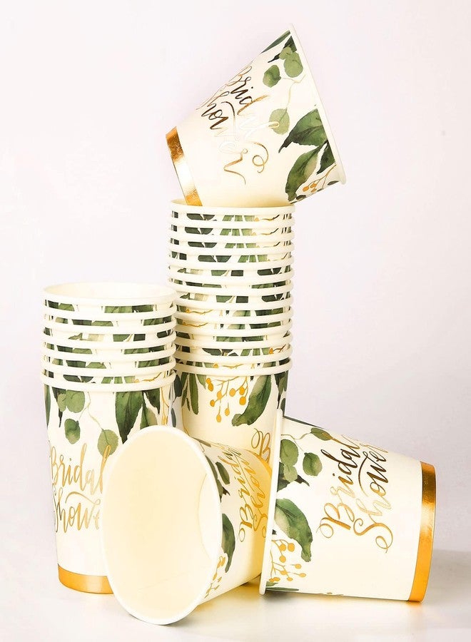 LOOWVY 192Pcs Bridal Shower Decorations Wedding Plates and Napkins Sets, Bridal Shower Paper Plates for Engagement Celebrate Wedding Bride-To-Be Bachelorette Party Supplies, Serves 24 Guests - Image 4