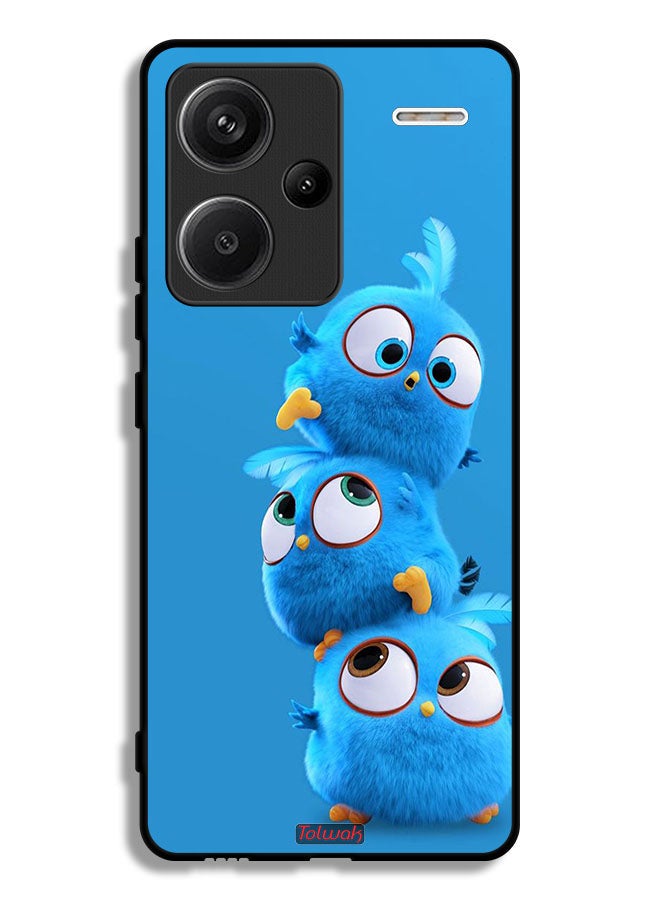 Tolwak Xiaomi Redmi Note 13 Pro Plus Protective Case Cover Cute Birds - Image 1