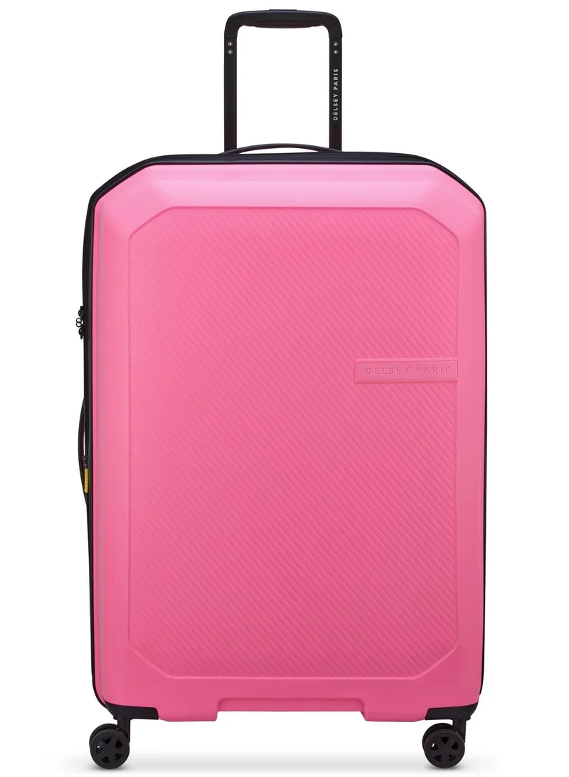 ديلسي _باريس حقيبة سفر أنفرس  سم قابلة للتوسيع بعجلات مزدوجة كبيرة - وردي فاتح