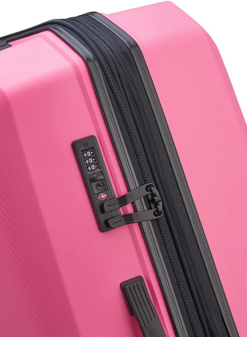 DELSEY Paris  anvers 75 cm expandable 4-double wheeled expandable check-in luggage trolley - light pink  | Best Price UAE