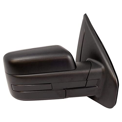 TRQ Right Mirror without Heat with Textured Cover Passenger Side Compatible with 2009-2014 Ford F-150 FO1321348 FO1321408 - Image 5