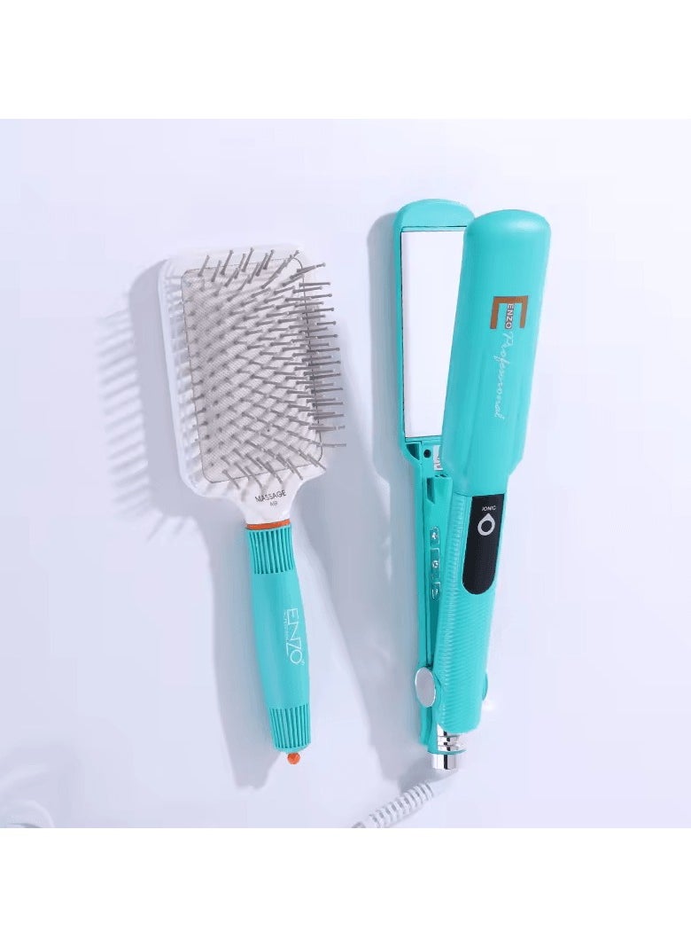 ENZO Professional - ENZO EN-1291L Hot Comb Straightener – Adjustable Temperature, Fast Heating, Ergonomic Design-Intl-Version - Image 1
