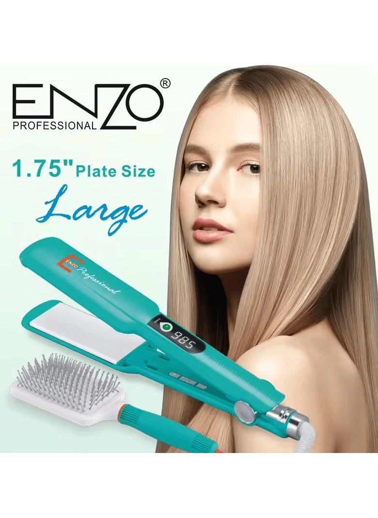 ENZO Professional - ENZO EN-1291L Hot Comb Straightener – Adjustable Temperature, Fast Heating, Ergonomic Design-Intl-Version - Image 1