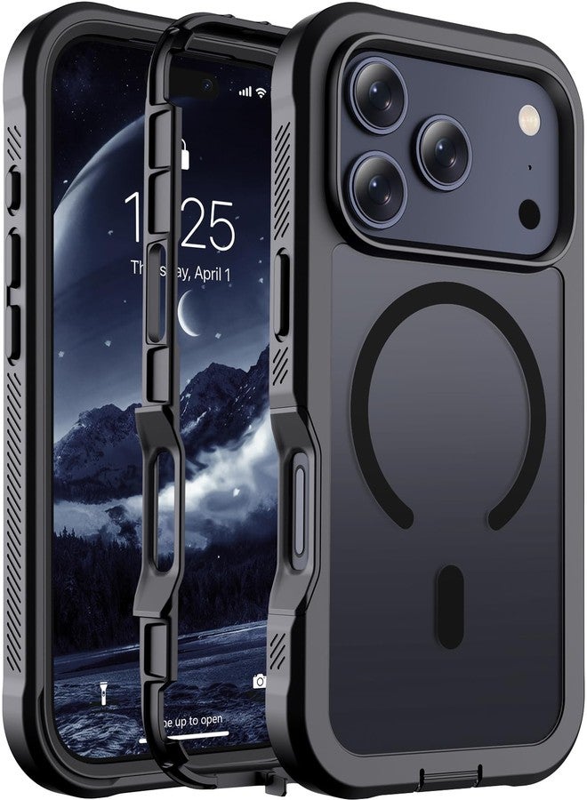 jaroco for Phone Pro case, [Compatible with MagSafe][Military Grade Drop Protection] Bumper Phone Case -Black - Image 1