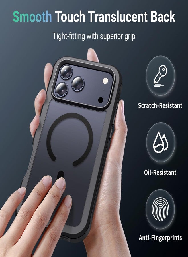 jaroco for Phone Pro case, [Compatible with MagSafe][Military Grade Drop Protection] Bumper Phone Case -Black - Image 5