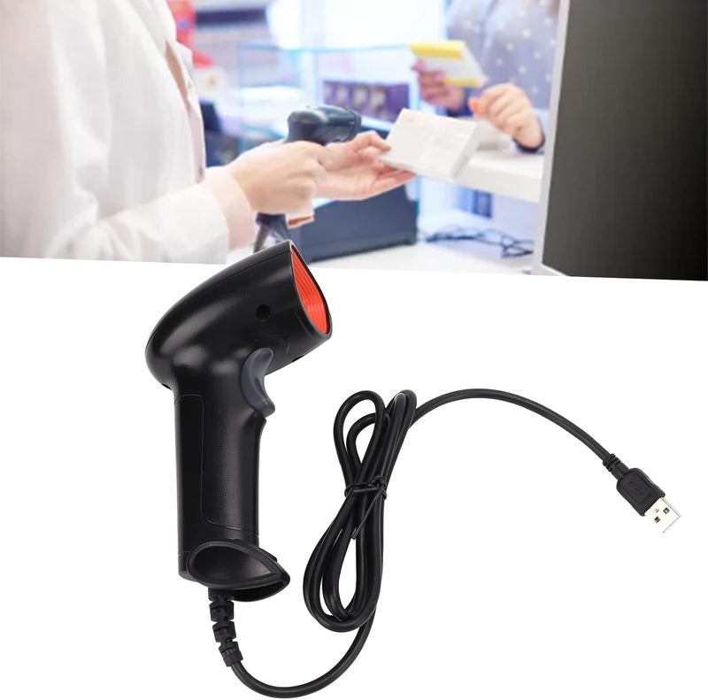 Sonew USB Wired Handheld 1D Barcode Scanner Gun for Efficient Retail and Supermarket Imaging - Image 4