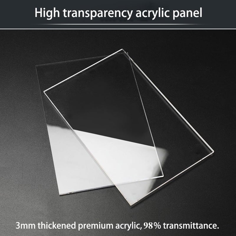 DuvinDD Acrylic Display Case for Labubu Zimomo Large Doll Collectibles, 23.6 inch Tall Large Display Box with LED Light Top, Clear Dustproof Protective Showcase for Lego Figure(13.8x11.8x23.6inch) - Image 5