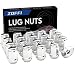 ZOFFI M12x15 Lug Nuts Replacement for Ford Fusion Focus Escape Aftermarket Wheel 20pcs Chrome Closed End Conical Seat 19mm Hex Lug Nuts - Image 2