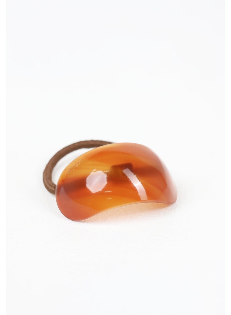 ZAAS French Amber Acetate Ponytail Cuff Elastic - Image 2
