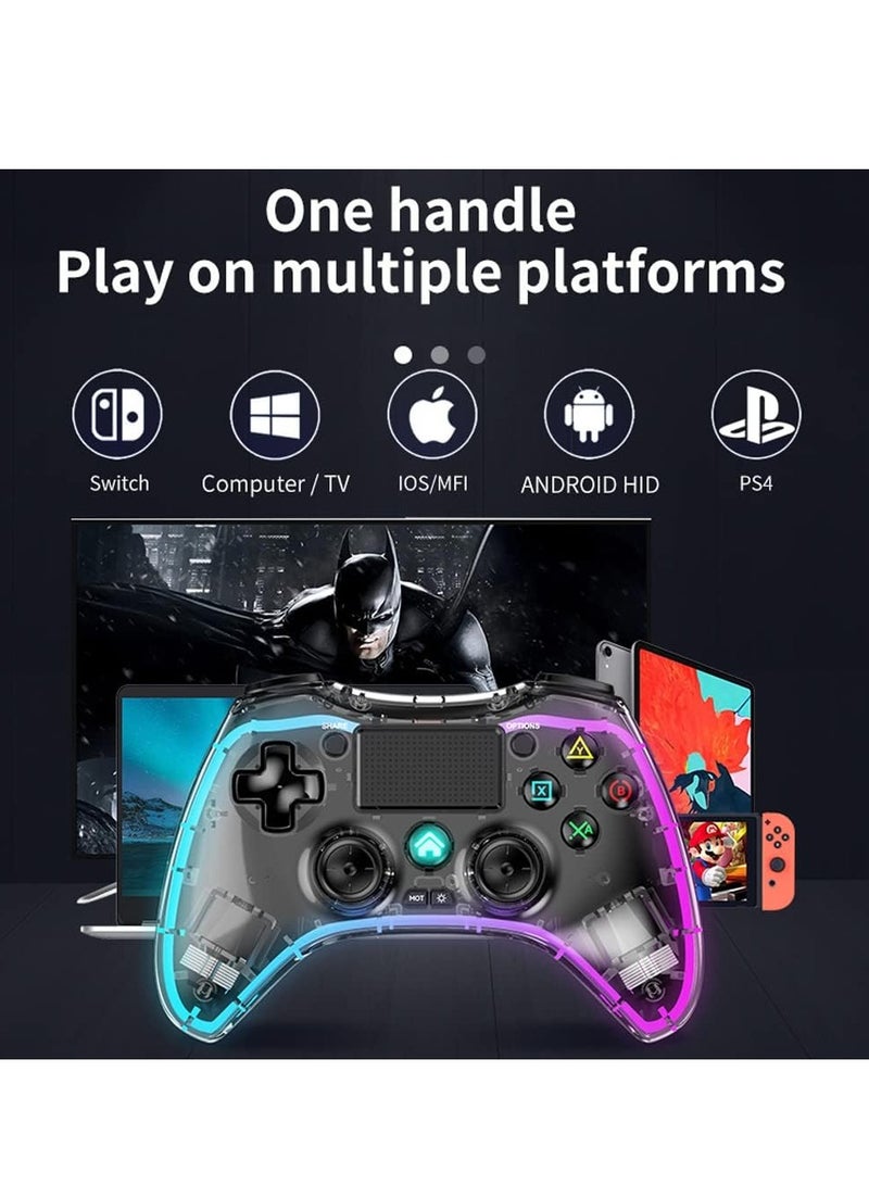 Rock Pow Universal Bluetooth Gamepad For iOS, iPadOS, Android, PS4 and PC (X-Input), Detachable Mobile Clamp, Mobile Gaming Controller, Wireless controller for PUBG and more games - Image 2
