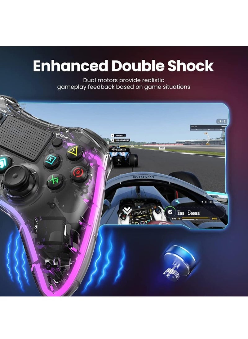 Rock Pow Universal Bluetooth Gamepad For iOS, iPadOS, Android, PS4 and PC (X-Input), Detachable Mobile Clamp, Mobile Gaming Controller, Wireless controller for PUBG and more games - Image 4
