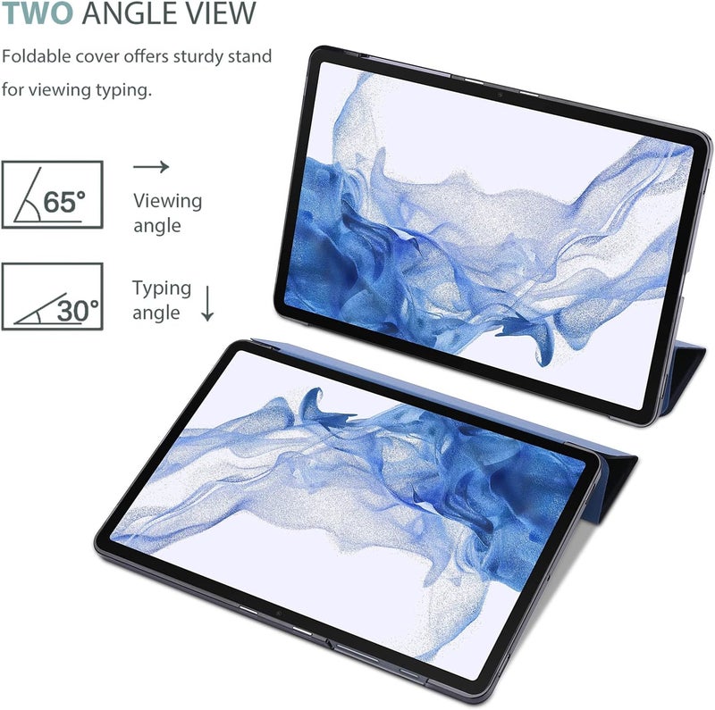 Procases Galaxy Tab S8 Plus/S7 Plus 12.4" Case, Slim Lightweight Stand Case Shell Cover For Samsung X800/X806/T970/T975/T976/T978 2022 2020 Release -Navy - Image 5
