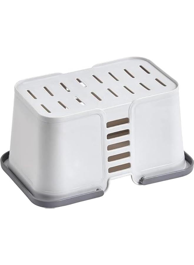 HOOKOR Portable Shower Caddy Basket Cleaning Supplies Organizer with Handle Plastic Storage Tool Bin for Bathroom, Bedroom, Kitchen, College Dorm, Garden, Under Sink (Grey) - Image 4