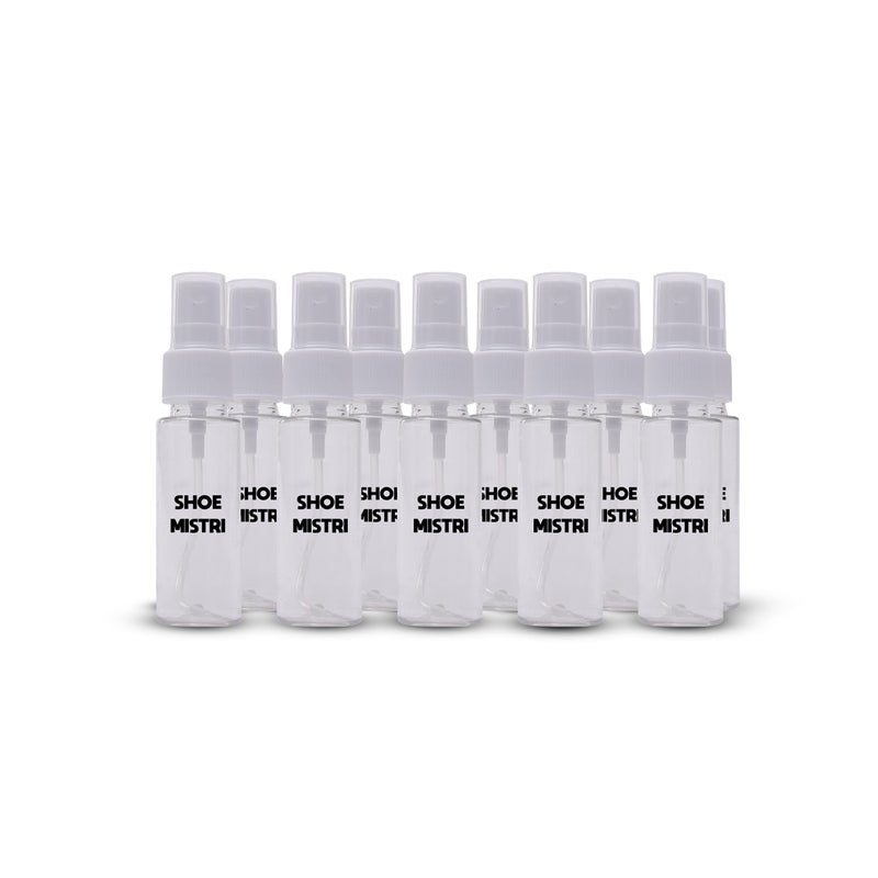 Shoe mistri Refillable Spray Empty Bottle for Home Office Car Travel Cleaning(Pack of 10, 30ML) - Image 4