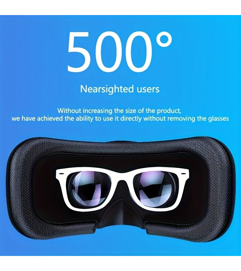 نظارة الواقع الافتراضي FXIN4 Pro بدقة 4K وتردد 120 هرتز متوافقة مع معظم الهواتف الذكية، immersive ألعاب افتراضية وأمسية أفلام خارجية هدية - Image 5