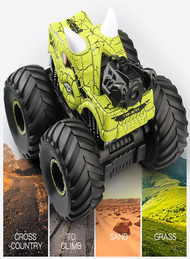 Remote Control Car, 1:16 2.4Ghz 4WD Spray Remote Control Off-Road Stunt Car with Lights Sound Rechargeable Electric Toy Car Gifts for Boys Girls Kids - Image 3