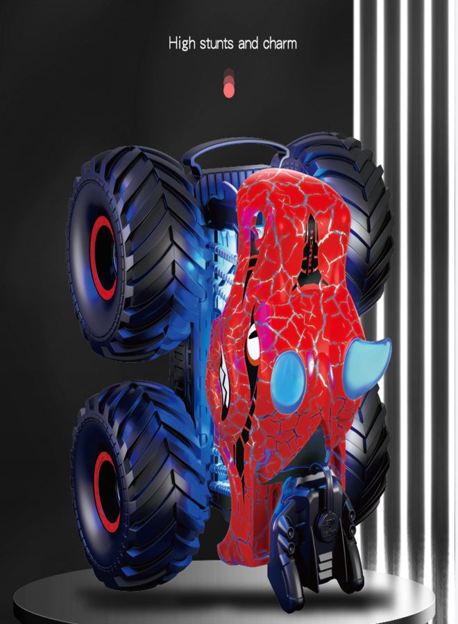 Remote Control Car, 1:16 2.4Ghz 4WD Spray Remote Control Off-Road Stunt Car with Lights Sound Rechargeable Electric Toy Car Gifts for Boys Girls Kids - Image 4