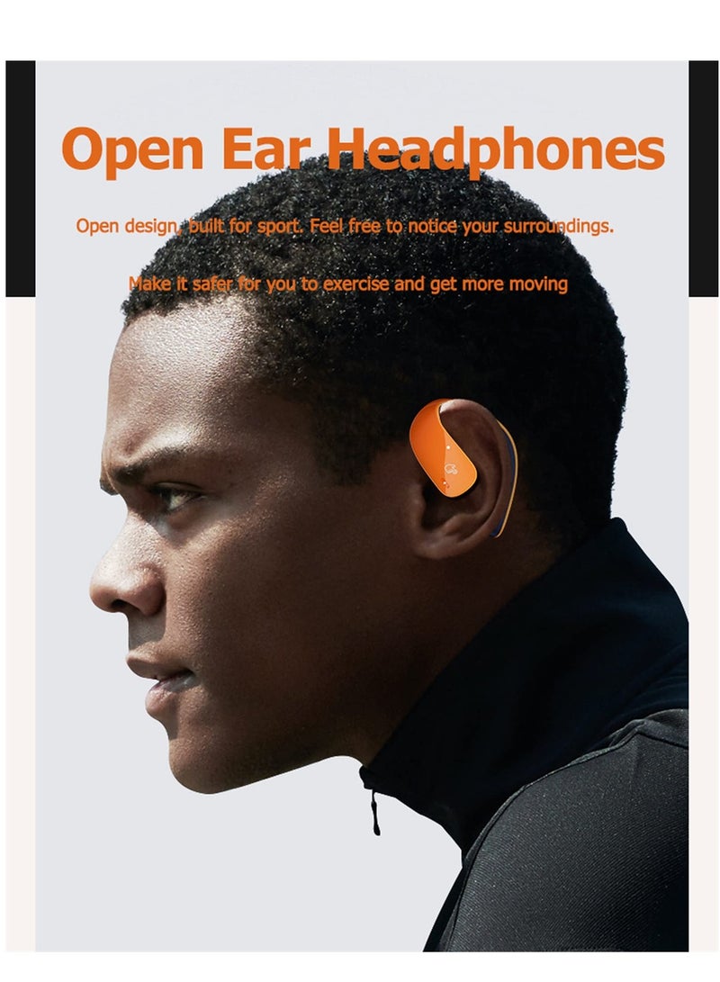 KASTWAVE Open Ear Headphones, IPX5 Waterproof Wireless Bluetooth Running Open Ear Clip, Immersive Premium Sound, True Wireless Wrap Around Open Ear Earbuds with Earhooks for Running, Walking - Image 4