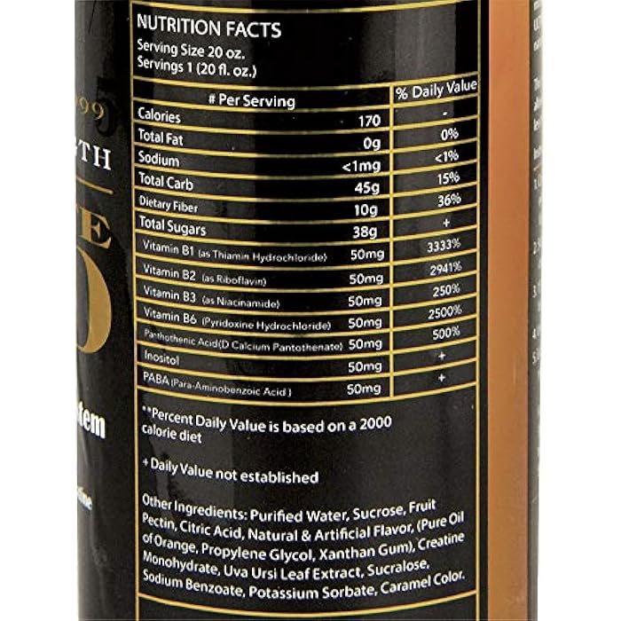 Ultimate Gold Detox Drink - 20oz / Sweet Pineapple - Image 3