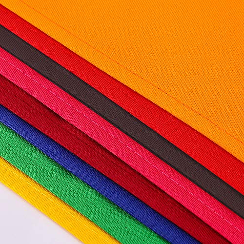 DUSKCOVE 8 Pack Bib Aprons Bulk - Unisex Black Commercial Apron with 2 Pockets for Kitchen Crafting BBQ Drawing Cooking - Image 5