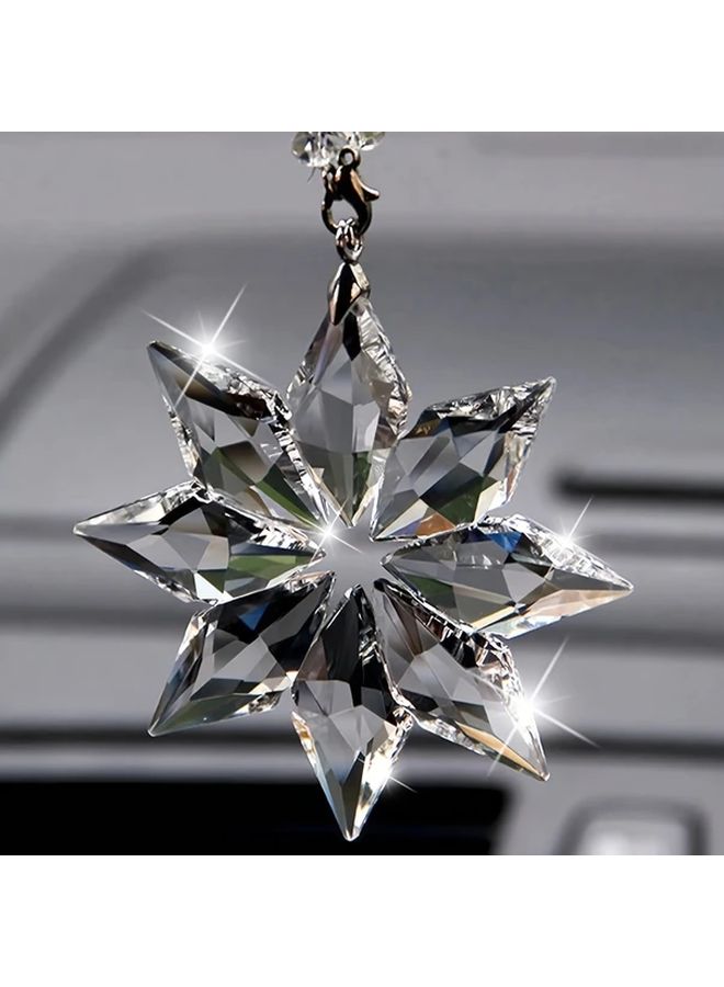 Model 13 Creative Snowflake Car Ornament Crystal Car Decoration Accessory - Image 2