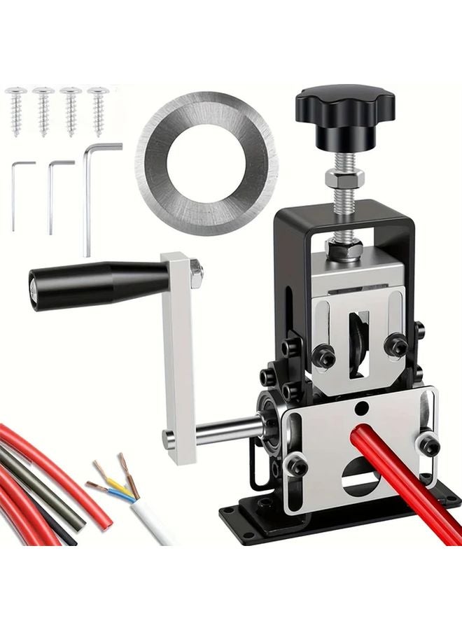 Manual Wire Stripper With Blade Portable Hand Cable Stripper 1mm 20mm Durable Aluminum Alloy - Image 2