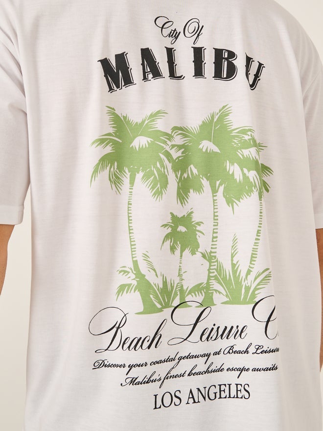 ستايلي تيشيرت فضفاض بأكمام قصيرة وطبعة جرافيك من ستايلي - Image 5