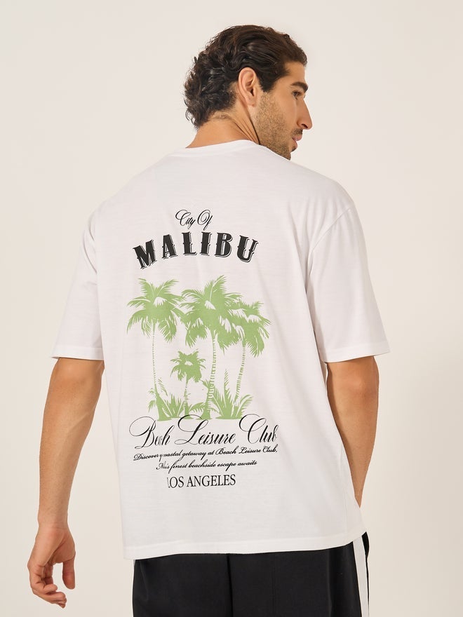 ستايلي تيشيرت فضفاض بأكمام قصيرة وطبعة جرافيك من ستايلي - Image 4