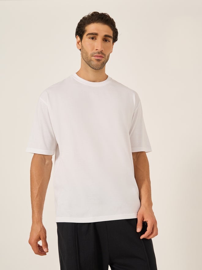 ستايلي تيشيرت فضفاض بأكمام قصيرة وطبعة جرافيك من ستايلي - Image 2