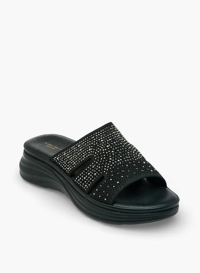 فلورا بيلا من شو إكسبرس Flora Bella Women Embellished Slip-On Sandals