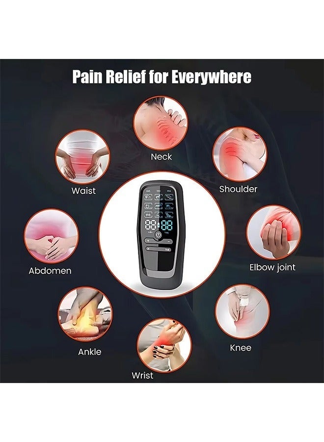 كيلا جهاز العلاج الطبيعي TENS منخفض التردد - مُحفِّز العضلات EMS + تخفيف آلام الظهر وإدارتها (يتضمن وسادات أقطاب كهربائية) - Image 2