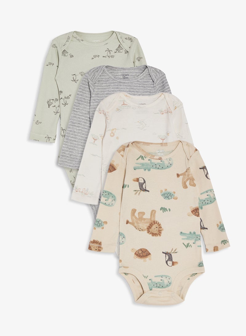 carter's Infant 4 Pack Of Printed Bodysuit - Image 1