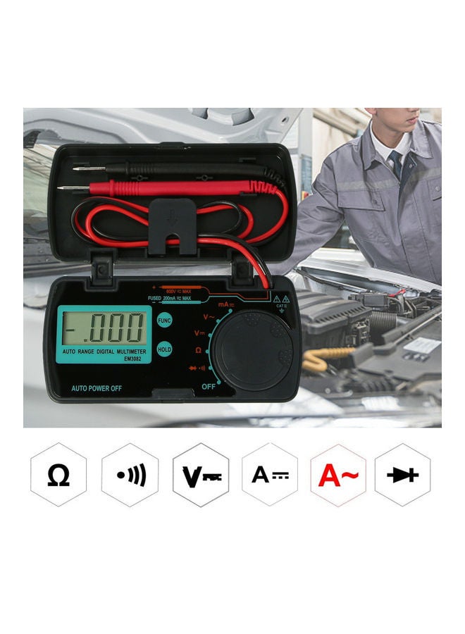 NIBEMINENT Mini Digital Multimeter AC DC Volt AMP OHM LCD Voltmeter Auto Power Off Data - Image 3