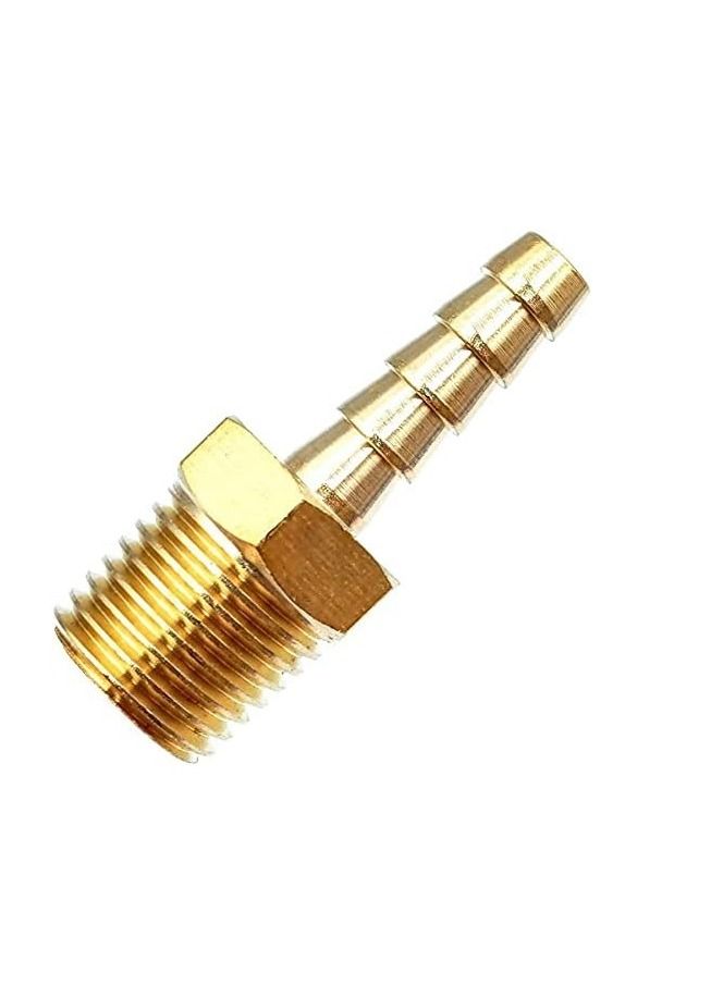 AQSON Brass hose Fitting -1/4 Inch Male adapter NPT 10Pack） - Image 1